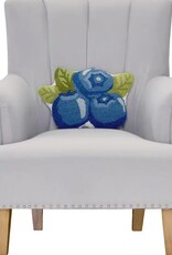 -Shaped Blueberries Hook Pillow