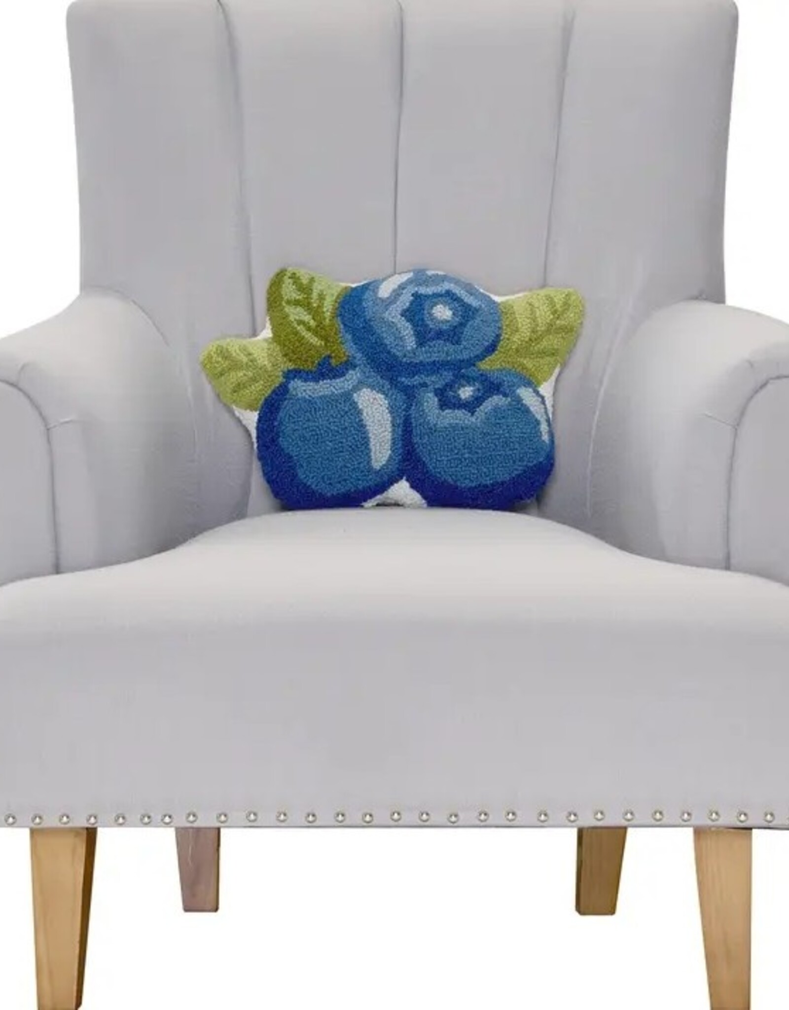 -Shaped Blueberries Hook Pillow
