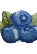 -Shaped Blueberries Hook Pillow