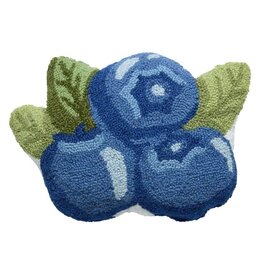 -Shaped Blueberries Hook Pillow