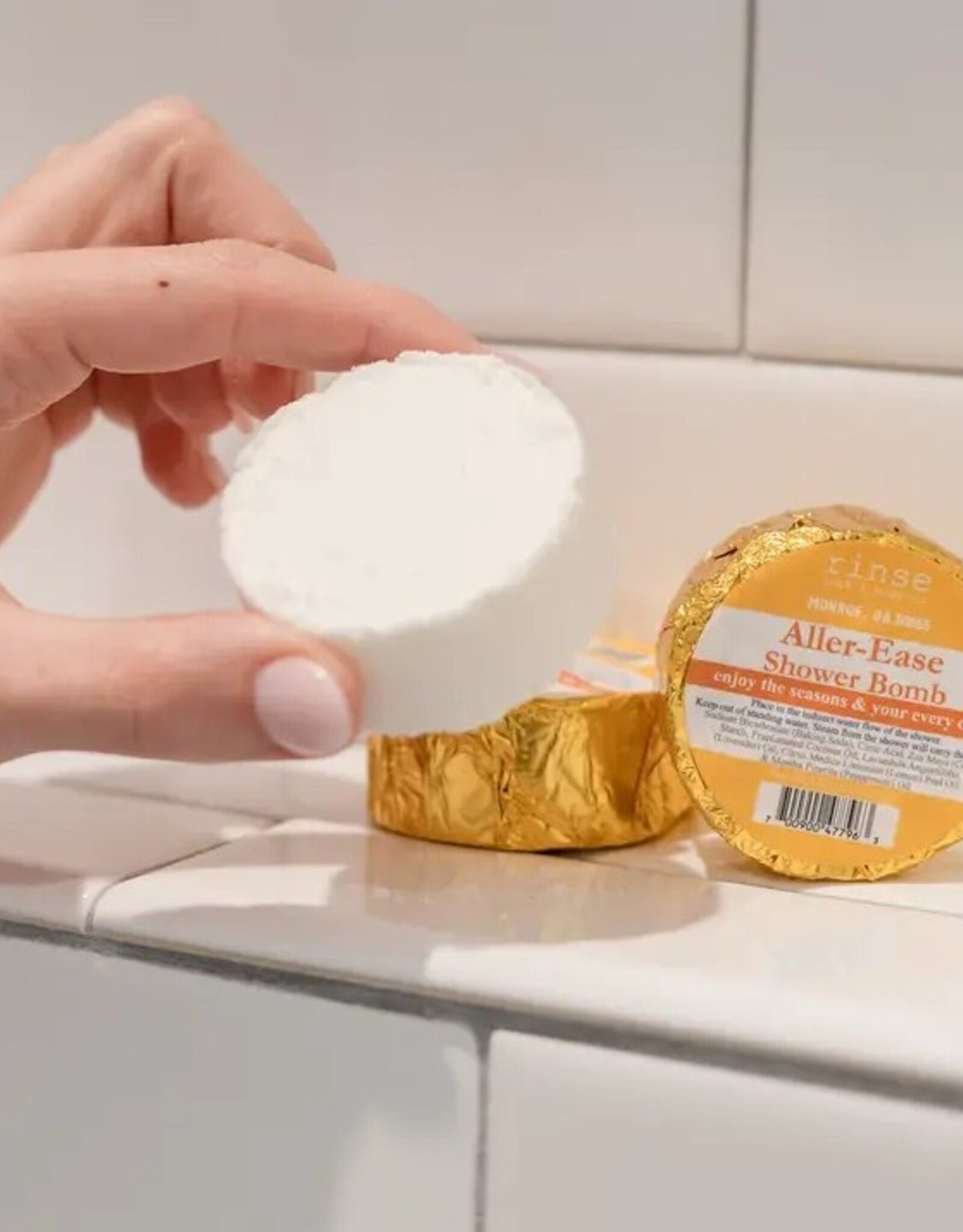 Aller-Ease Shower Bomb | Aromatherapy Steamer | 4 Uses