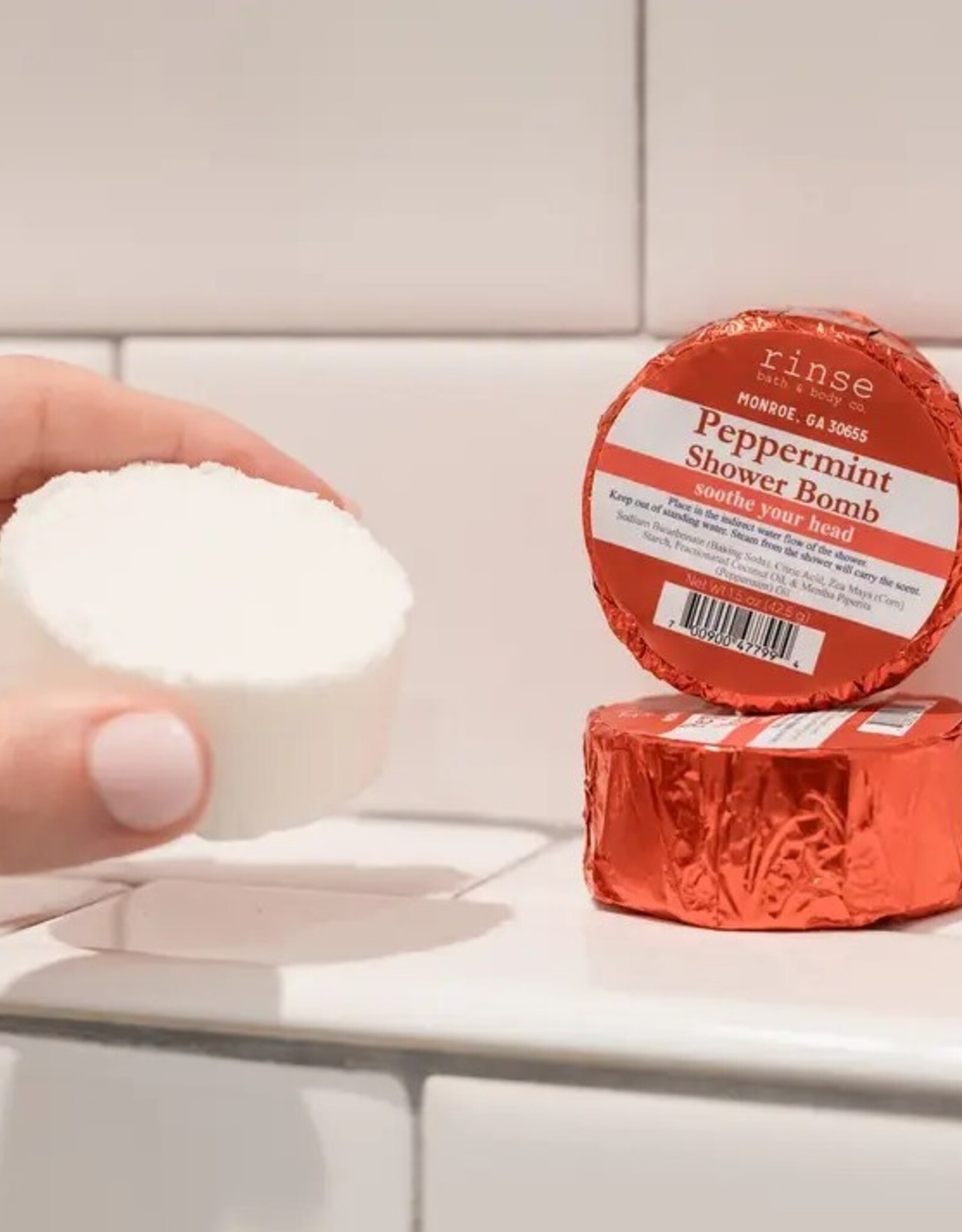 Peppermint Shower Bomb | Aromatherapy | Energizing