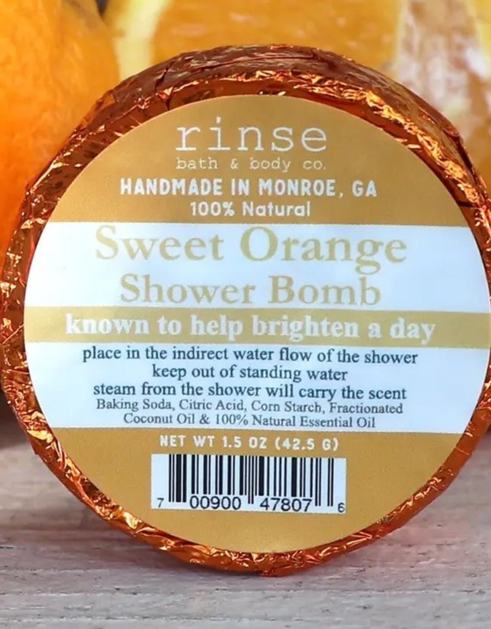 Sweet Orange Shower Bomb | Aromatherapy | Mood Boost