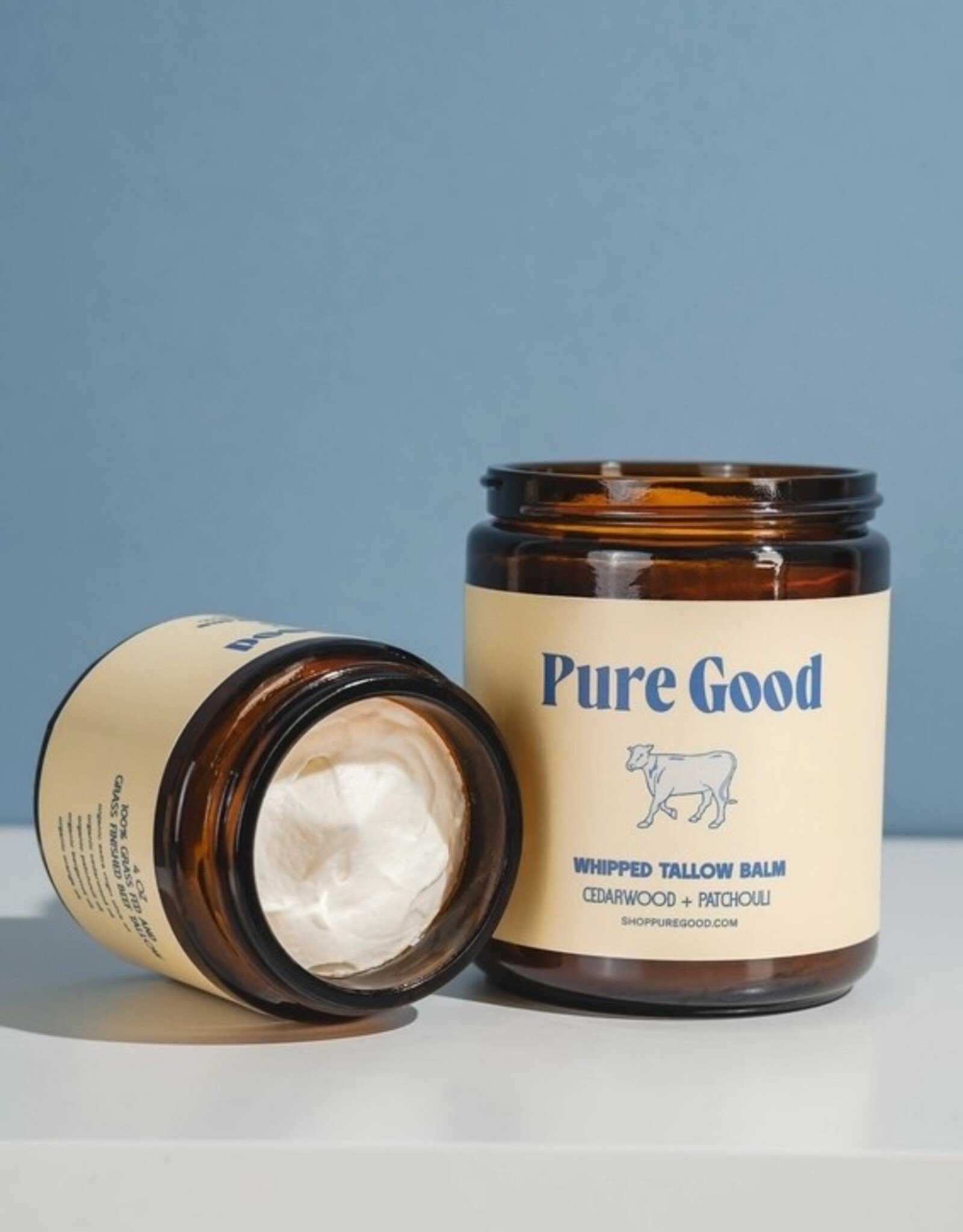 Cedarwood + Patchouli Whipped Tallow - Firming & Balancing | 4 oz