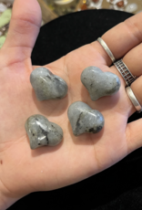 Crystal Heart| 25mm| Labradorite