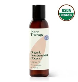 Organic Fractionated Coconut Carrier Oil 4 oz