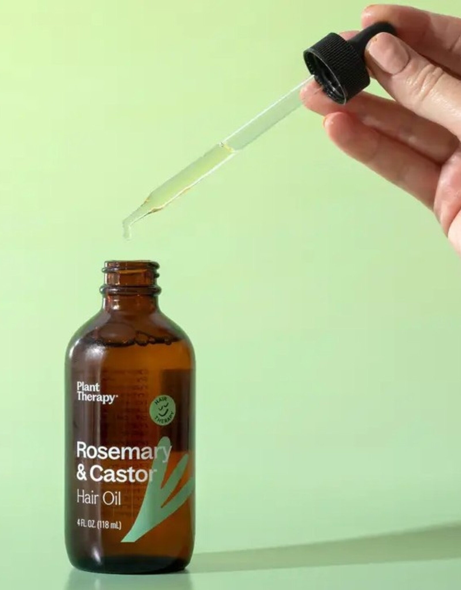 Rosemary & Castor Hair Oil 4 oz- Hair Growth & Scalp Health