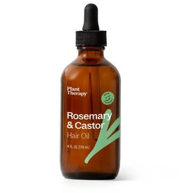 Rosemary & Castor Hair Oil 4 oz- Hair Growth & Scalp Health