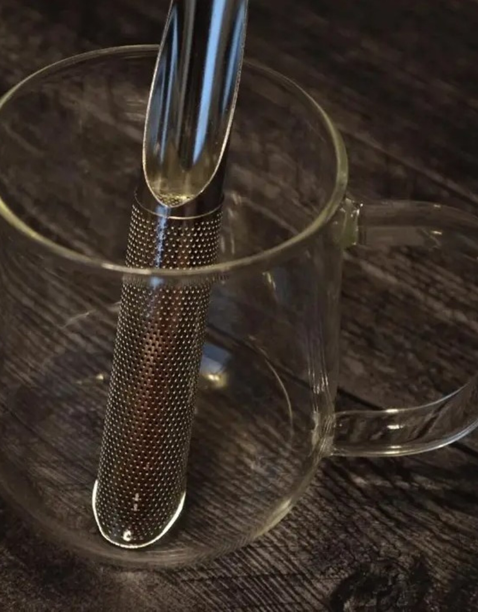 Silver Sliding Tea Infuser