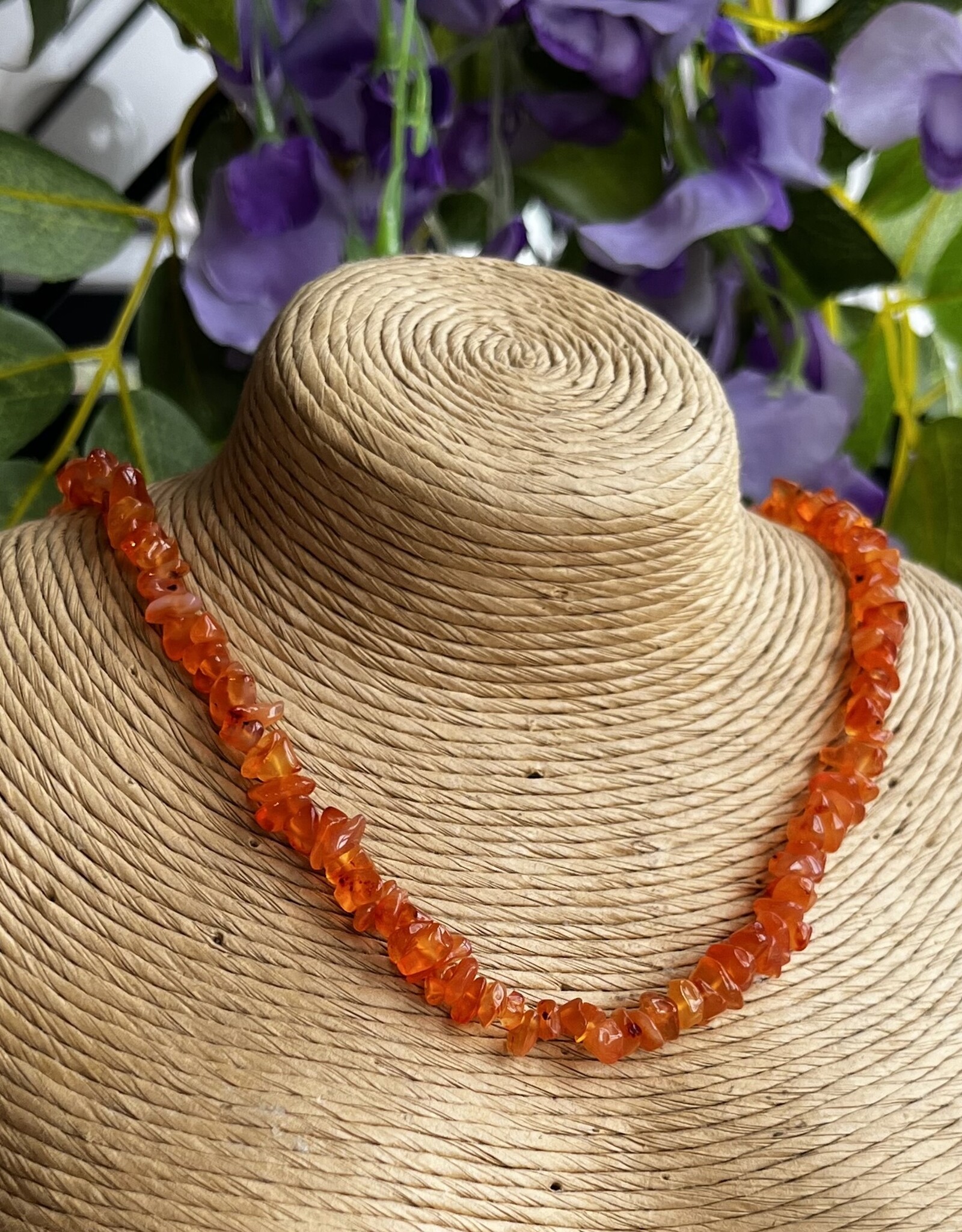 Crystal Chip Choker|14"| with clasp|