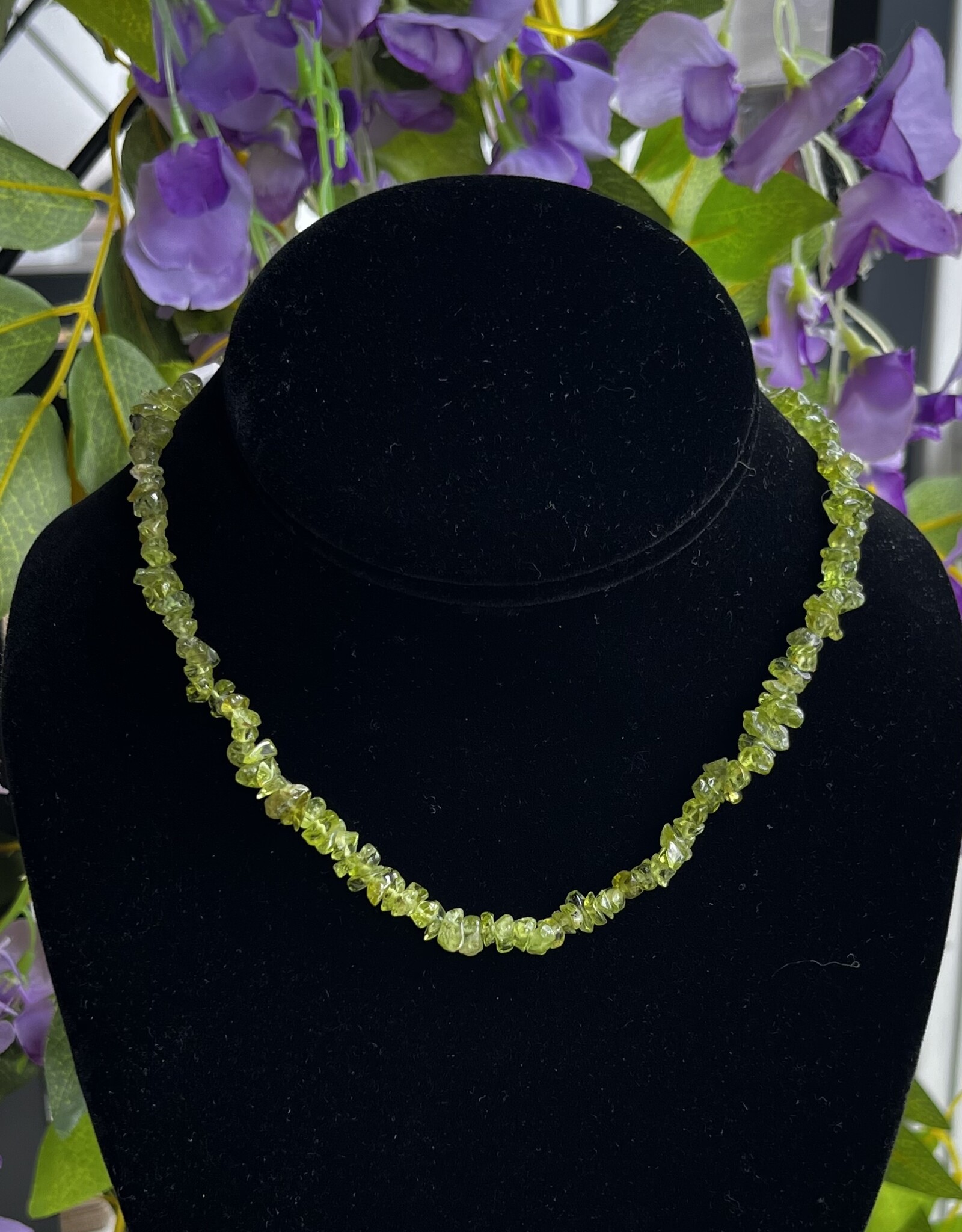 Crystal Chip Choker|14"| with clasp|