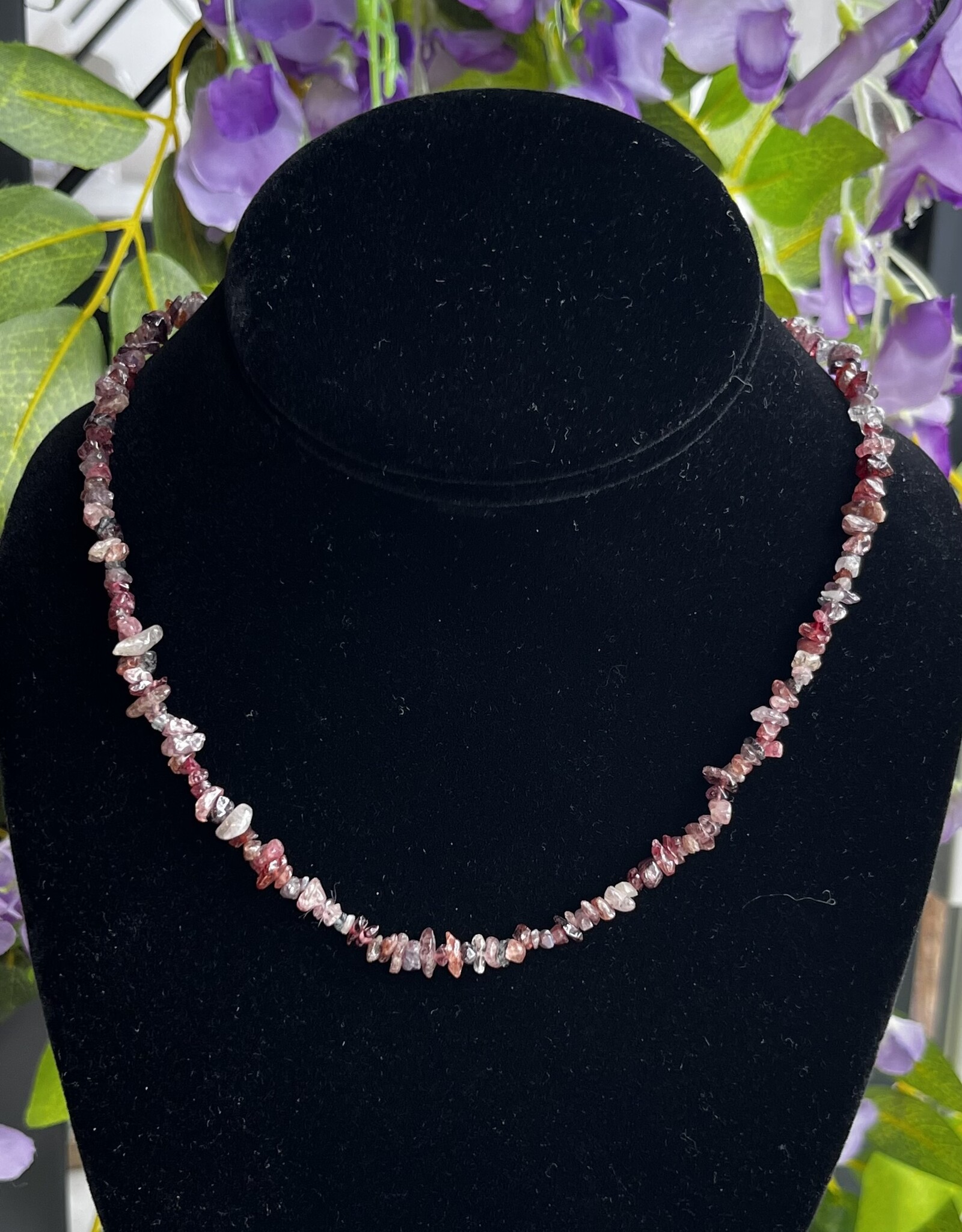 Crystal Chip Choker|14"| with clasp|