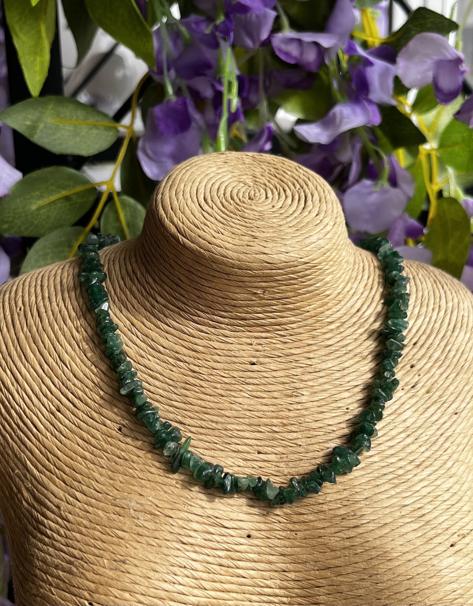 Crystal Chip Choker|14"| with clasp|