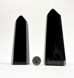 Black Obsidian | Polished Point | 115-160mm | Brazil