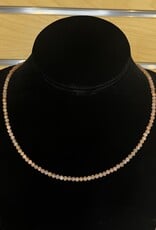 Faceted Beads| 3mm| Necklace| 18"