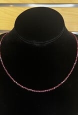Faceted Beads| 3mm| Necklace| 18"