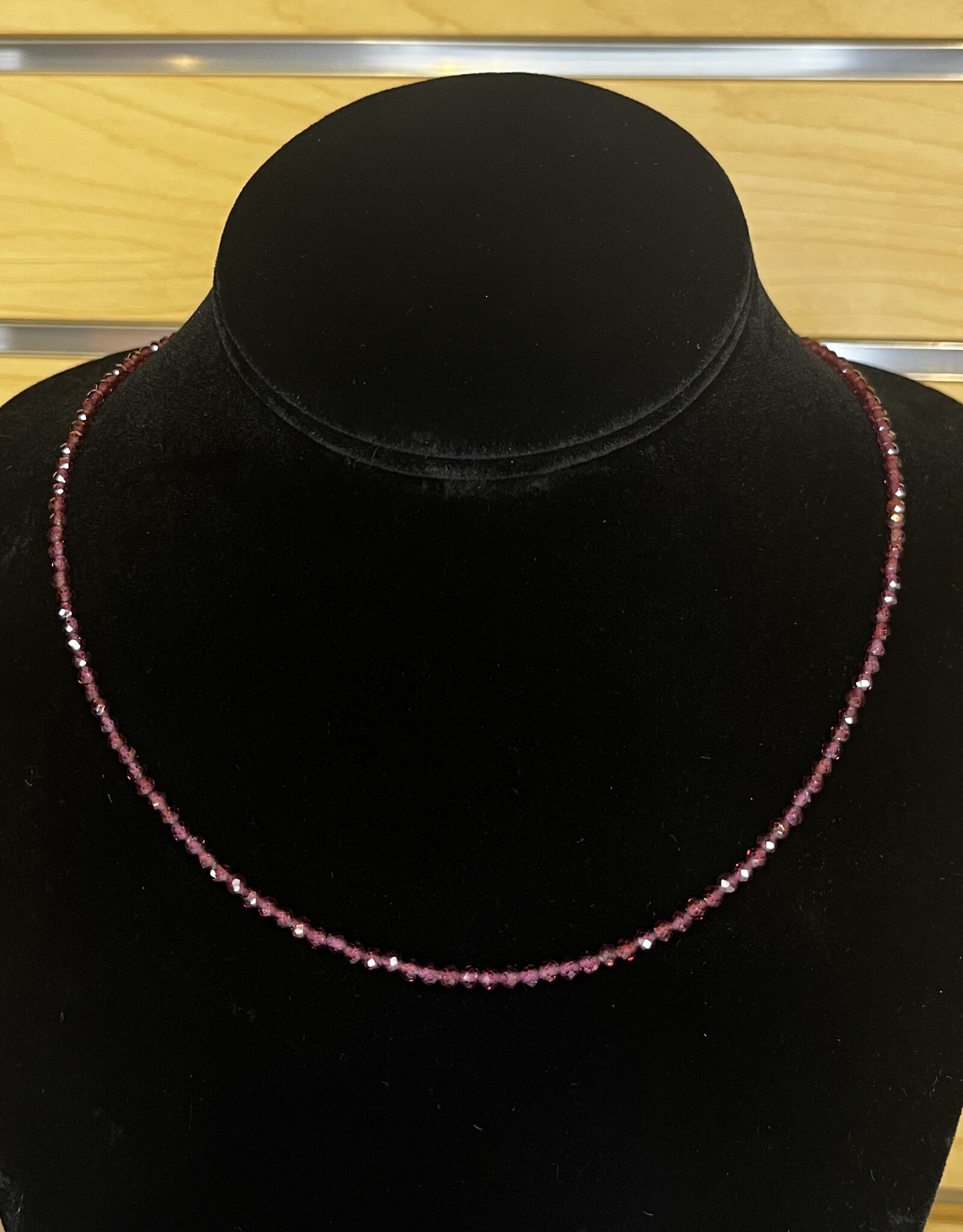 Faceted Beads| 3mm| Necklace| 18"