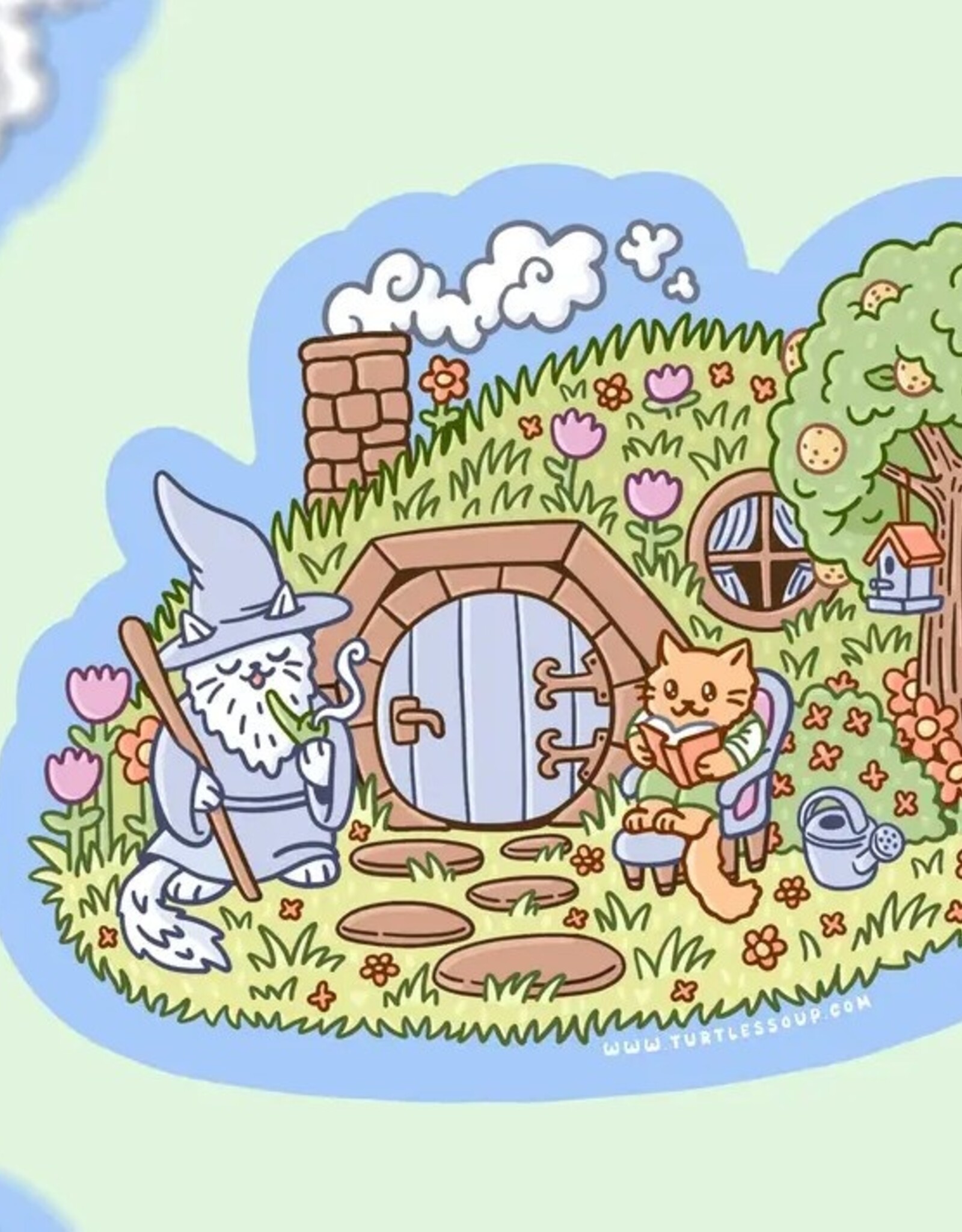 Kitty Burrow Sticker