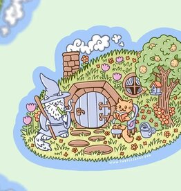 Kitty Burrow Sticker