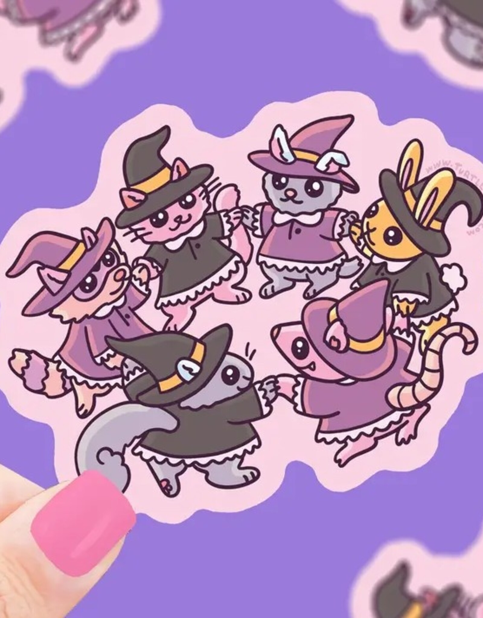 Witchy Critter Coven Sticker
