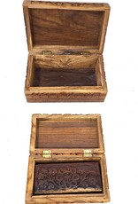Wooden Box - Tree of Life Carved