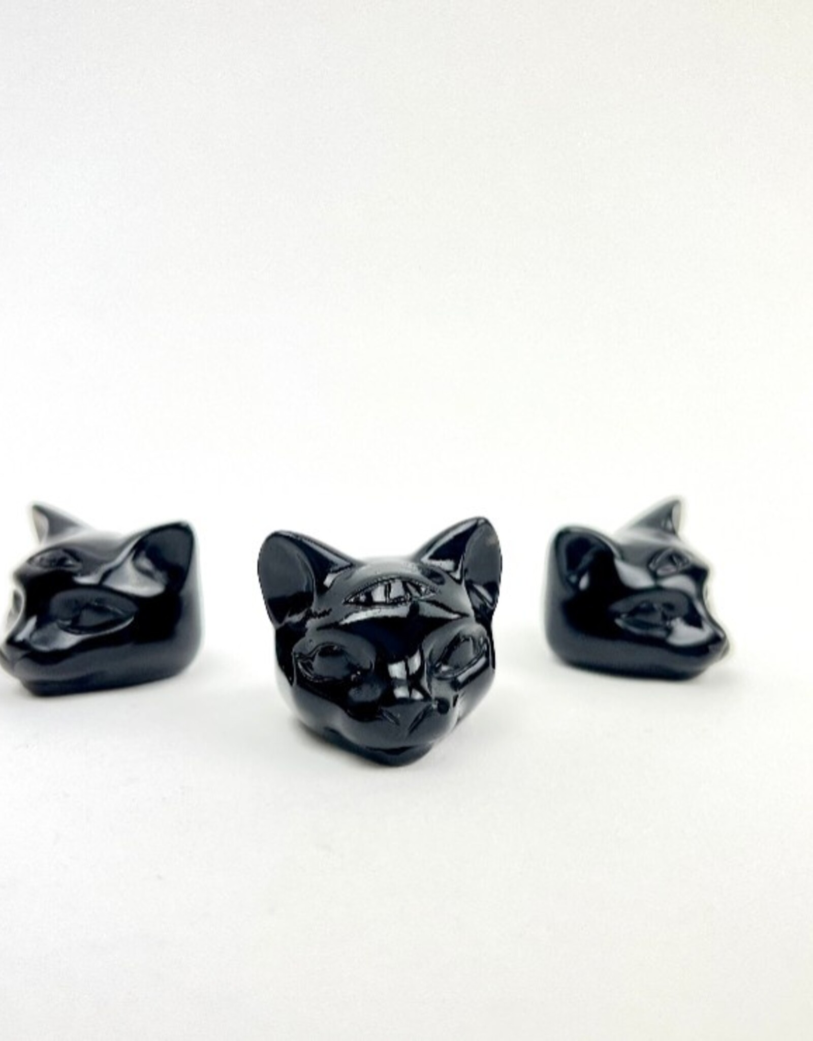 XL Third Eye Cat| Black Obsidian