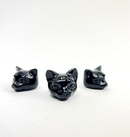 XL Third Eye Cat| Black Obsidian