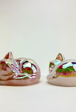 Sleeping Cat | Aura Rose Quartz