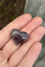 Crystal Heart| 25mm| Amethyst