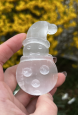 Crystal Carved Snowman | 65-75mm