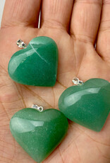 Green Aventurine |Heart Pendent|25mm