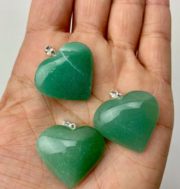 Green Aventurine |Heart Pendent|25mm