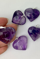 Amethyst |Heart Pendent|25mm