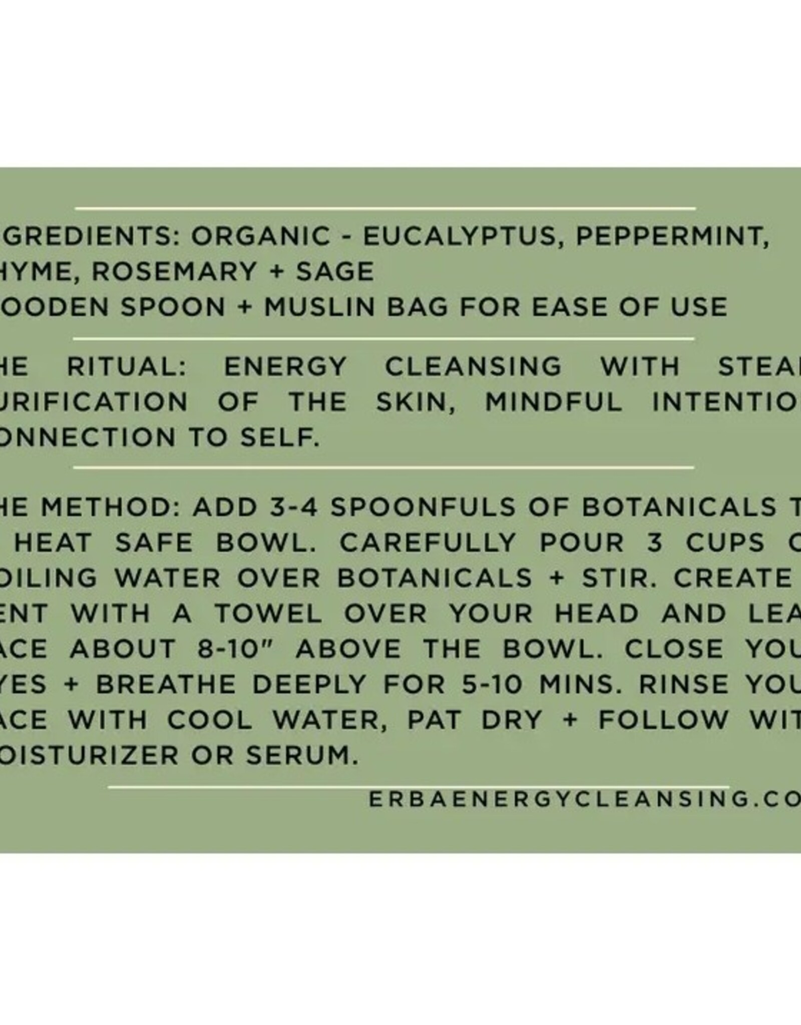 Botanical Facial Steam -