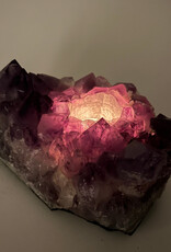 Amethyst Cluster | Tealight Candle Holder | 150-175mm