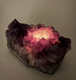 Amethyst Cluster | Tealight Candle Holder | 150-175mm
