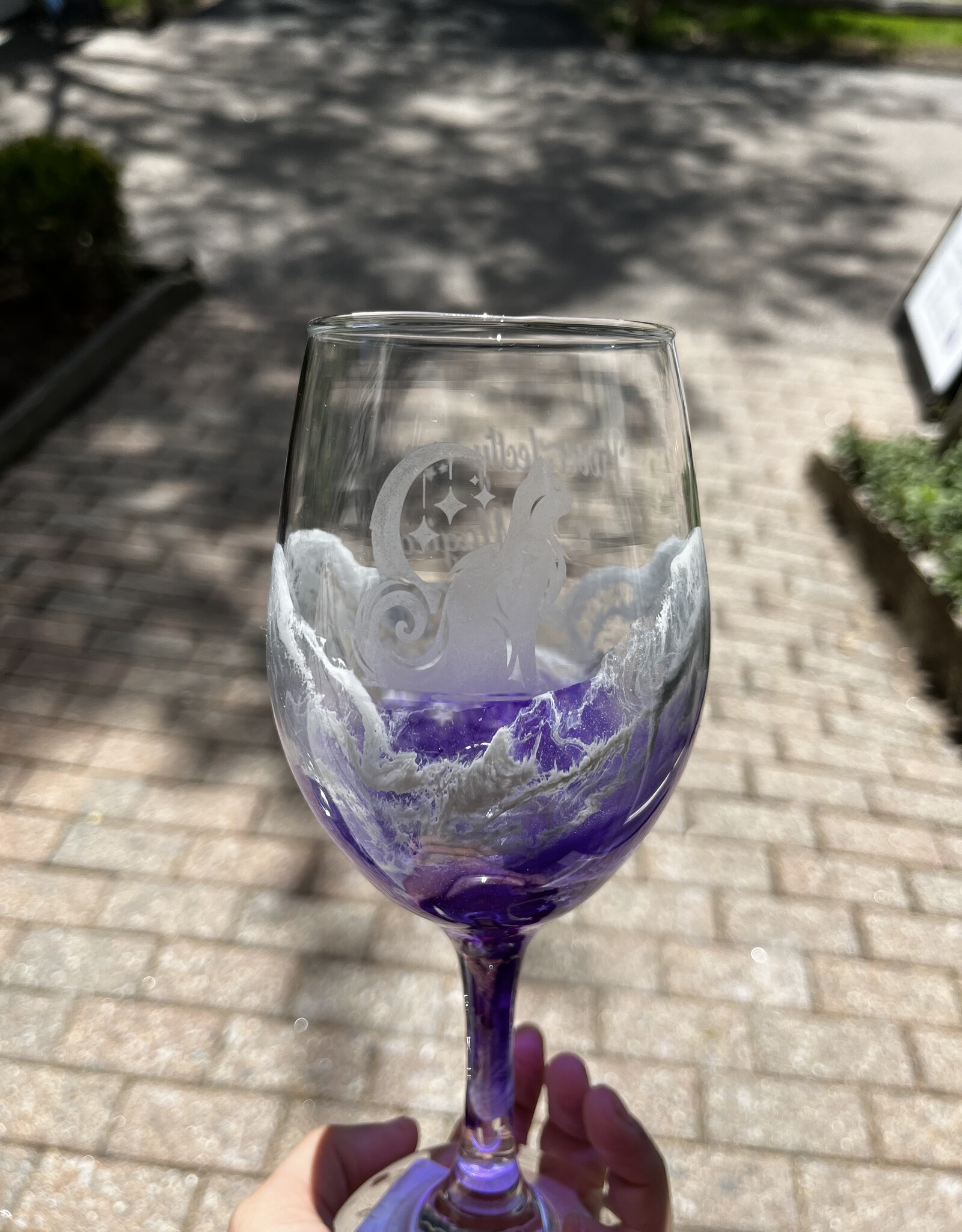 Wine Glass | Stemmed | Purrfectly Magical STM