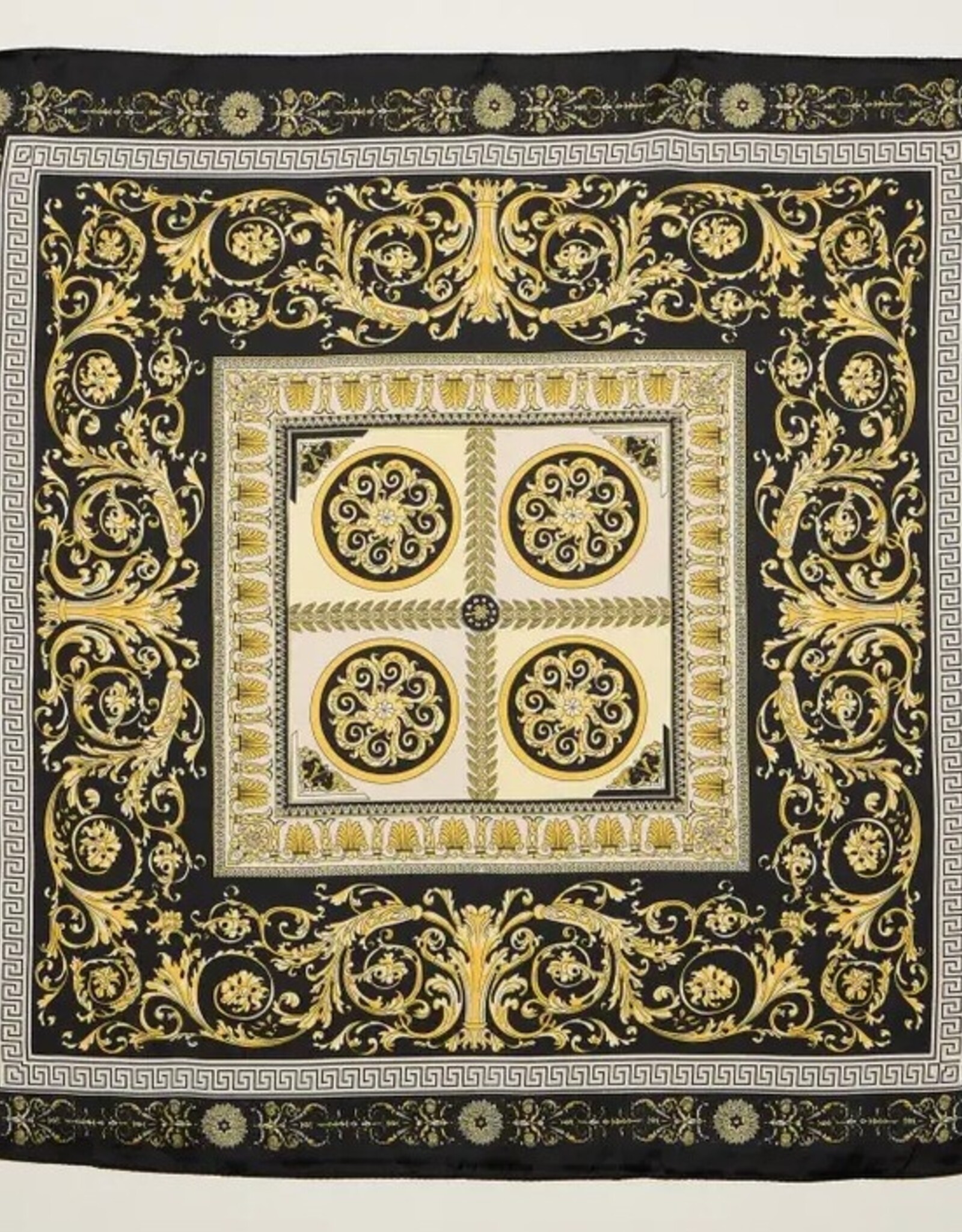 Satin Baroque Square Scarf |