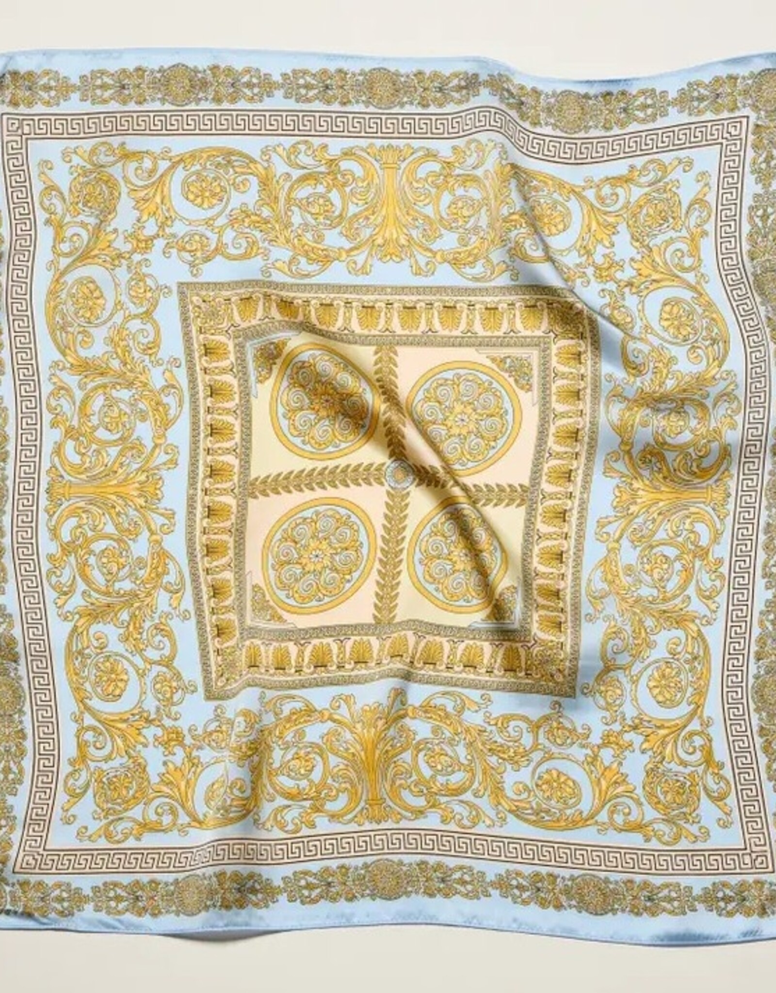 Satin Baroque Square Scarf |