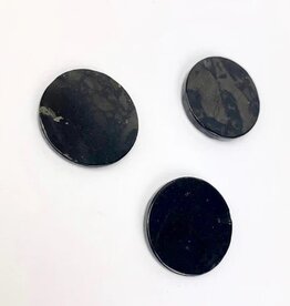 Shungite Phone Circle Plate | 20mm | Russia