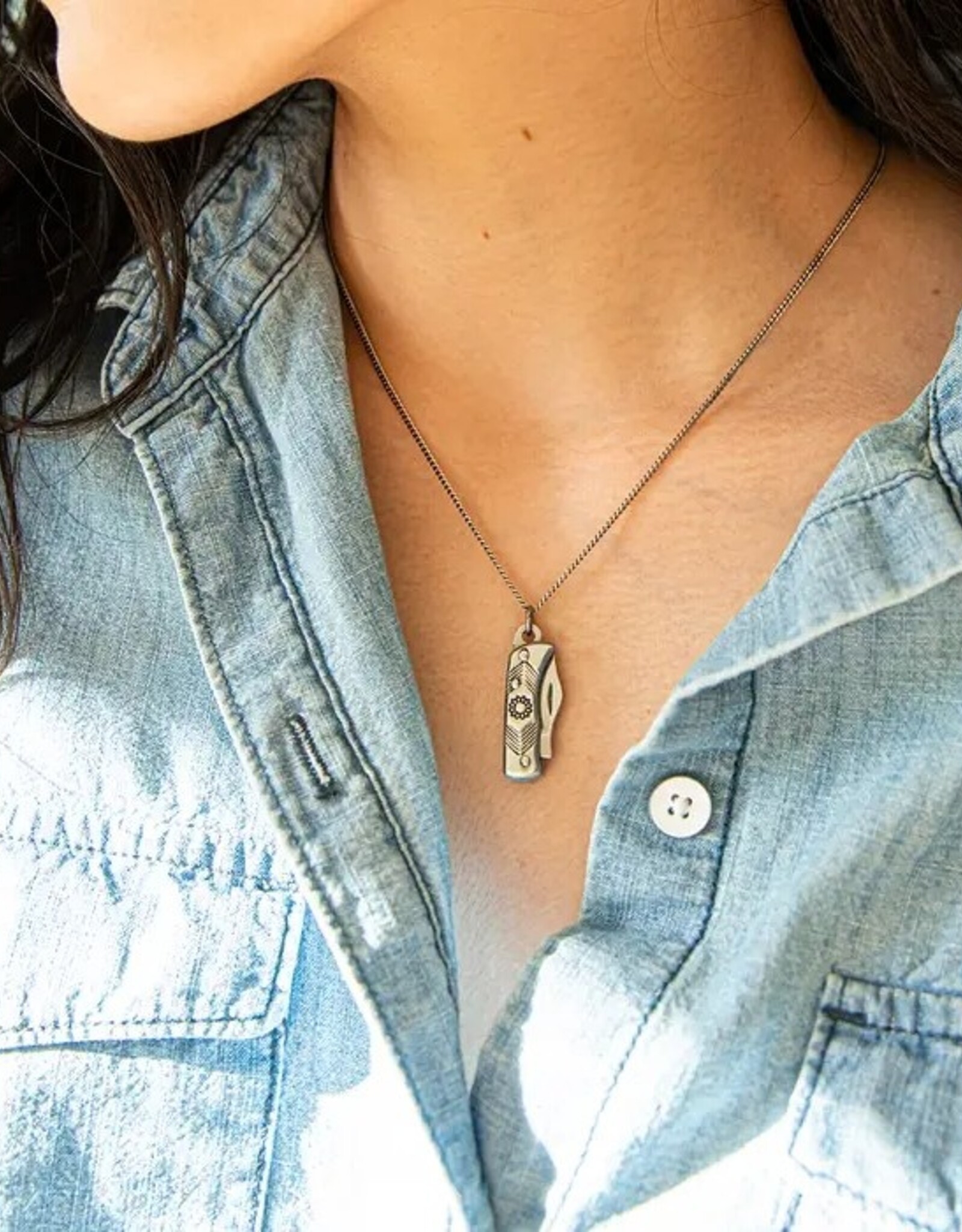Wildflower Knife Necklace
