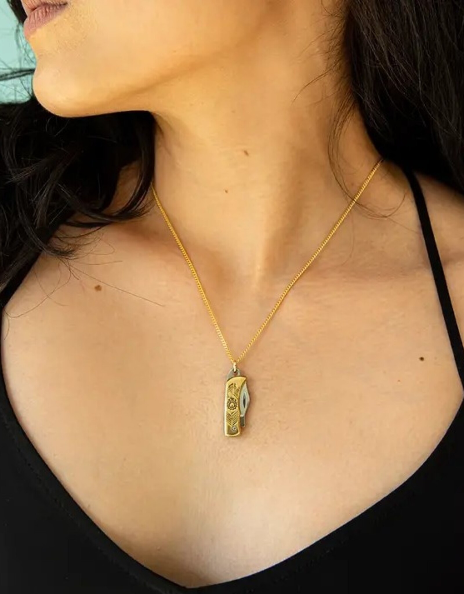 Wildflower Knife Necklace
