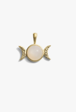 Mini Triple Moon · Pendant ·