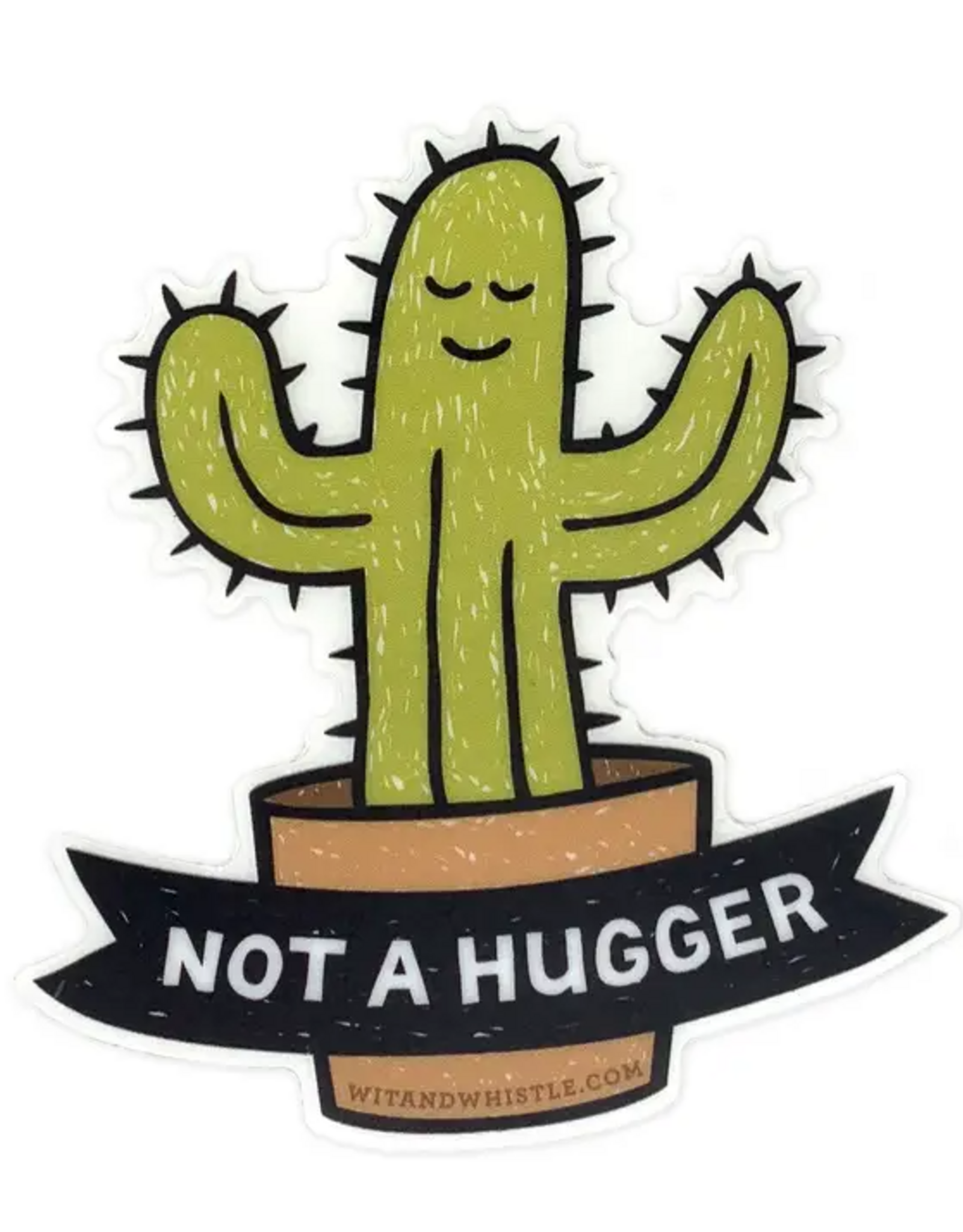 Sticker - Not A Hugger