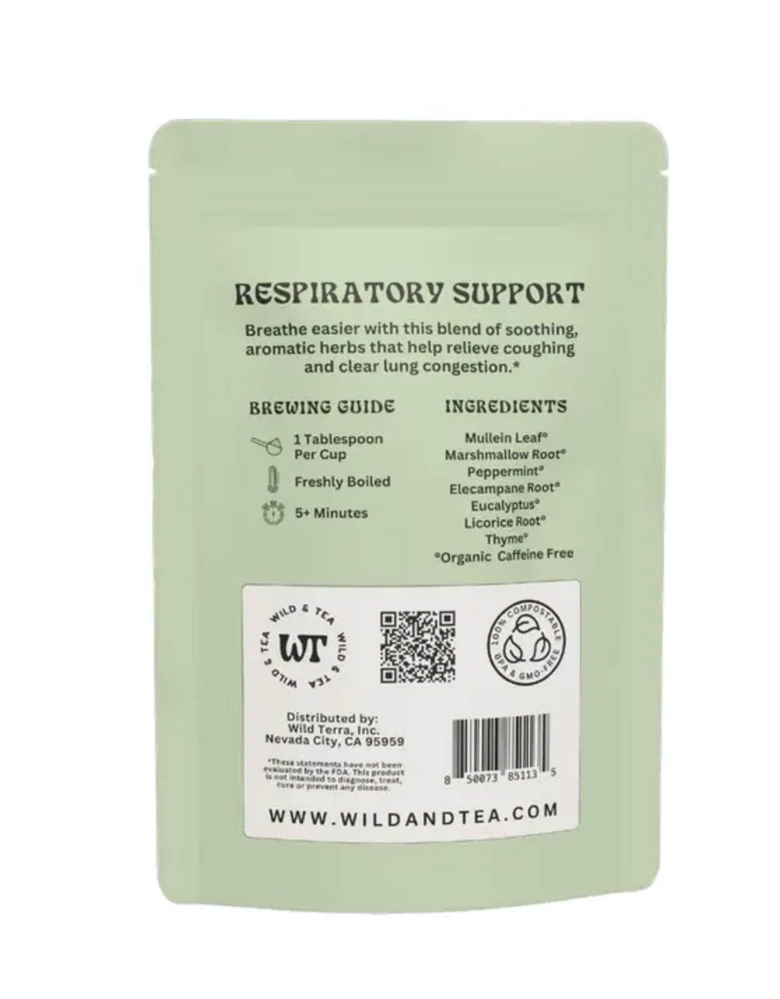 Respiratory Support Herbal Tea 2oz