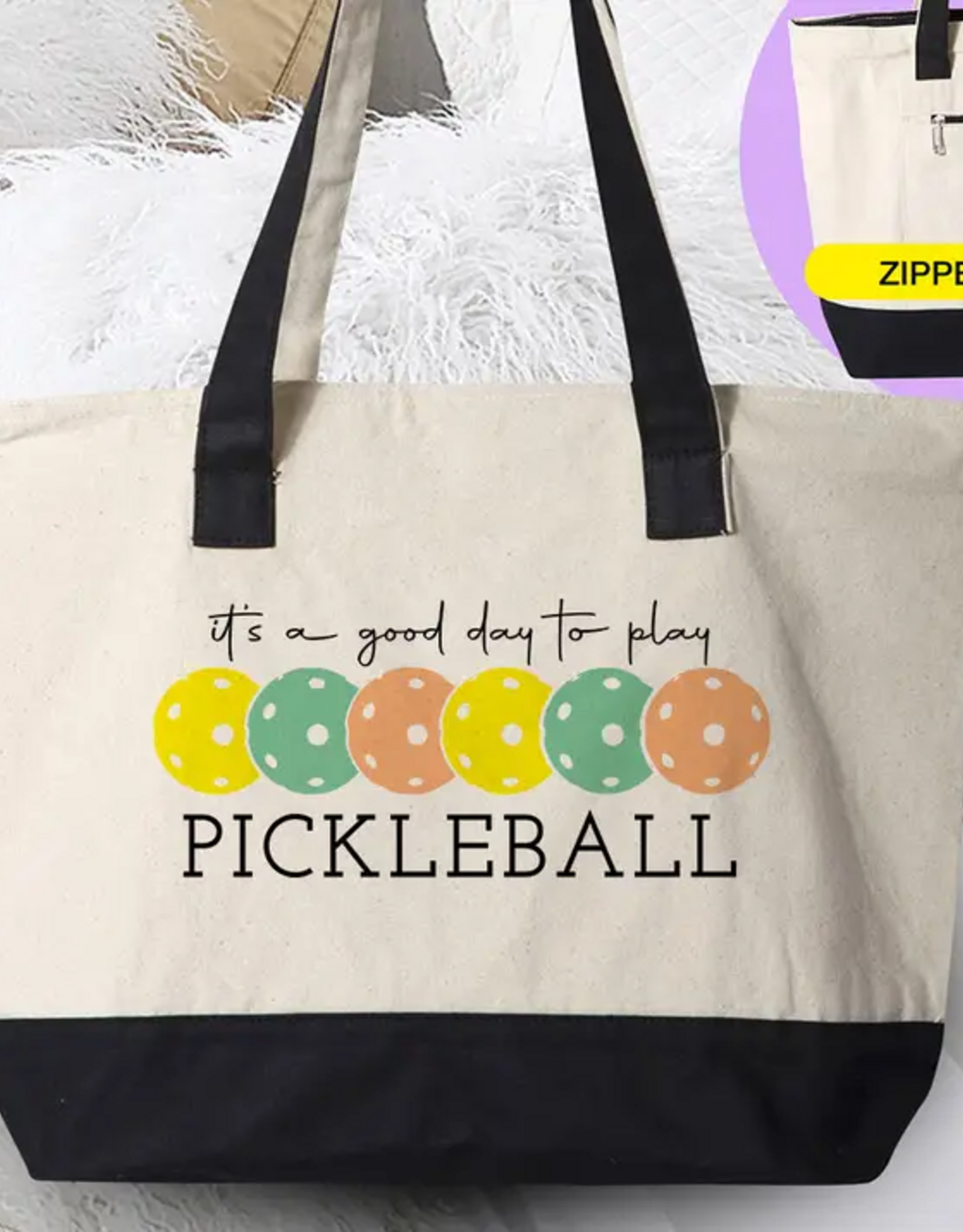 Pickleball Tote Bag