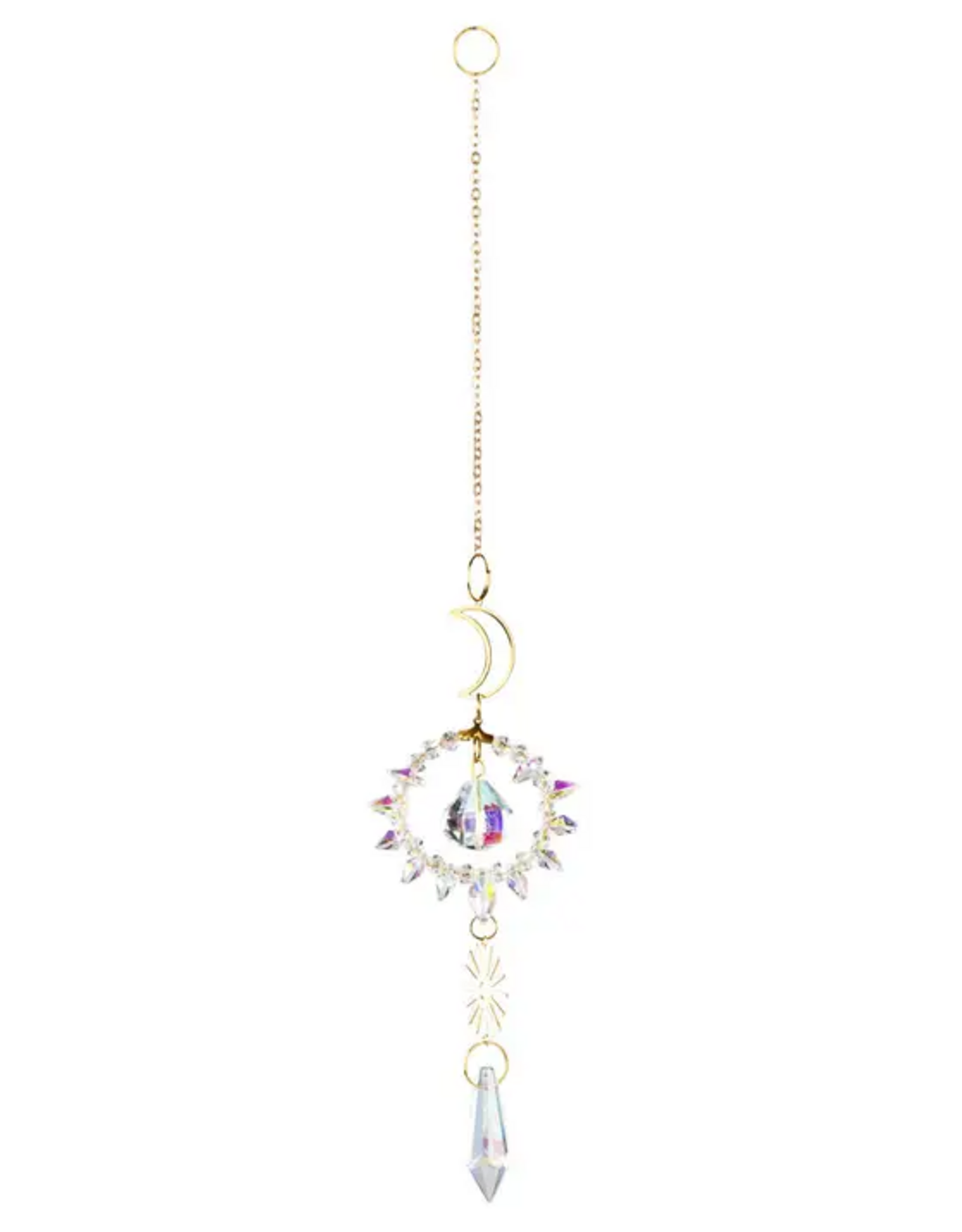 Sun& Moon Crystal Suncatcher