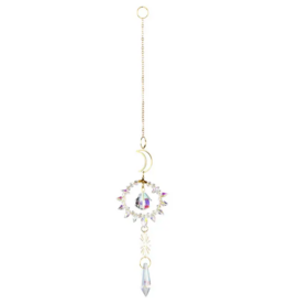Sun& Moon Crystal Suncatcher