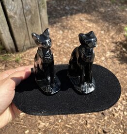 Carved Crystal Cat Print |
