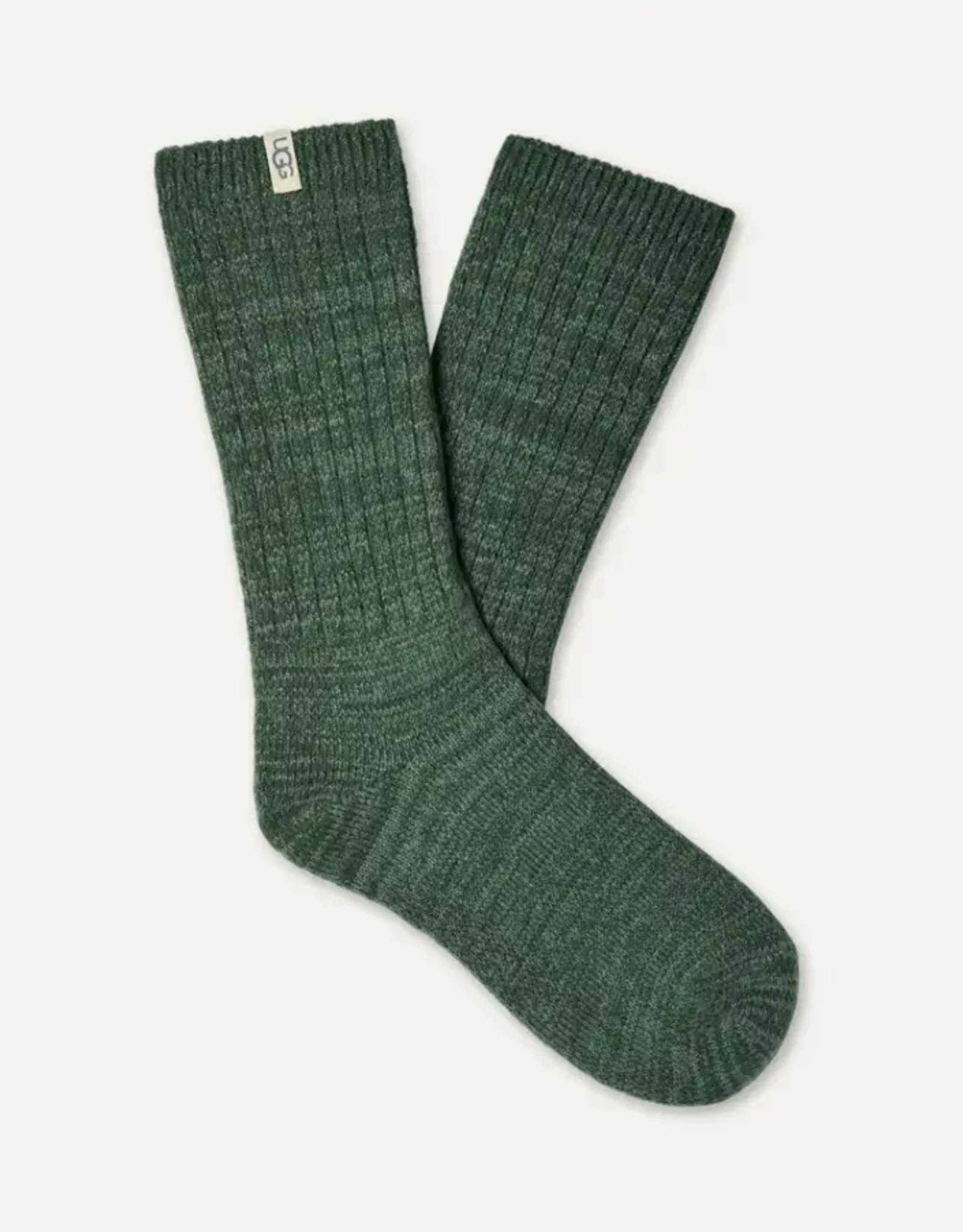 Rib Knit Slouchy Crew Sock